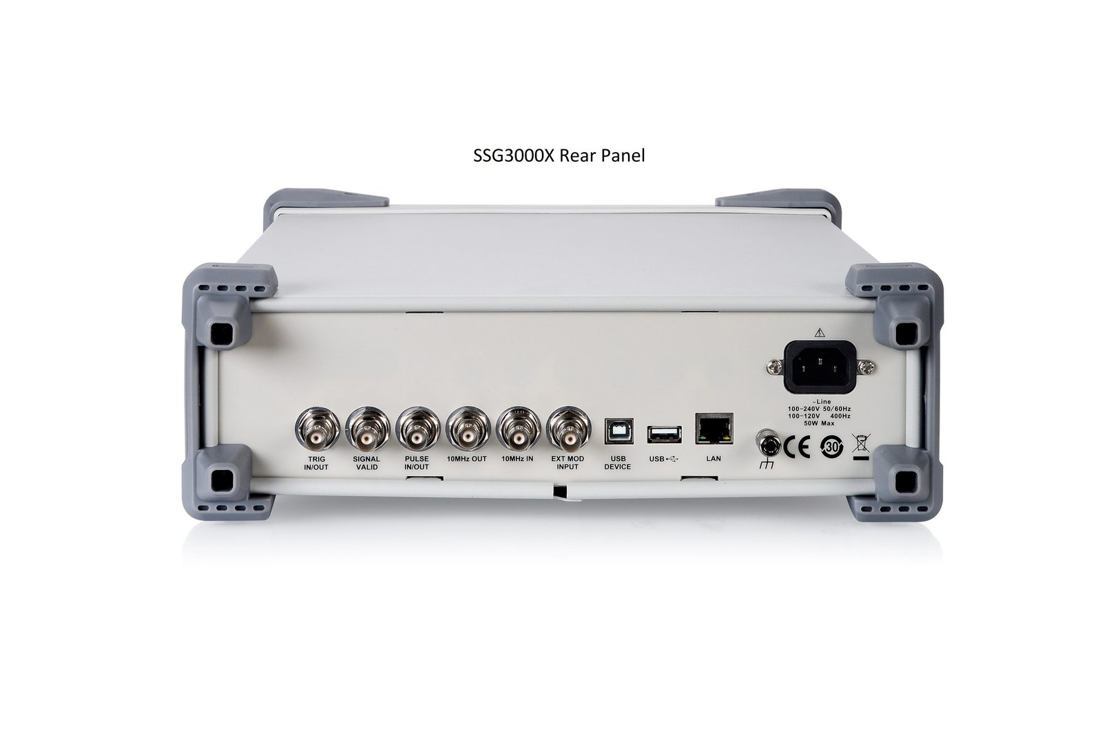 SIGLENT SSG3000X RF signal generator rear-panel interfaces